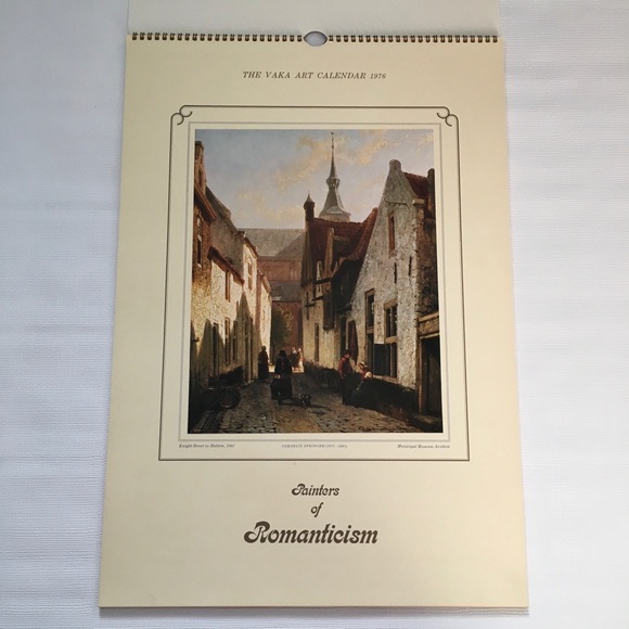 The Vaka Art Calendar 1976 Vintage Painters of Romanticism Kruseman Springer - Picture 4 of 10